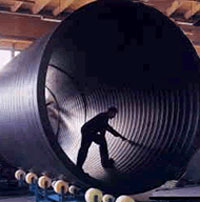 Weholite is a high-quality structured-wall gravity pipe made of PE or PP